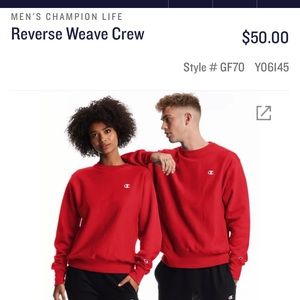 Champion reverse weave crewneck